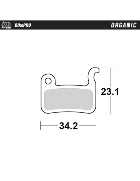 MOTO-MASTER Bremsbeläge - BRAKE PAD ORGANIC