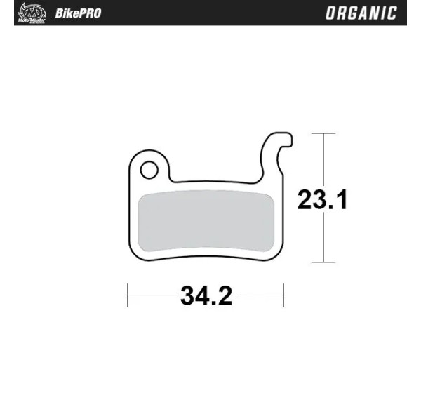 MOTO-MASTER Bremsbeläge - BRAKE PAD ORGANIC
