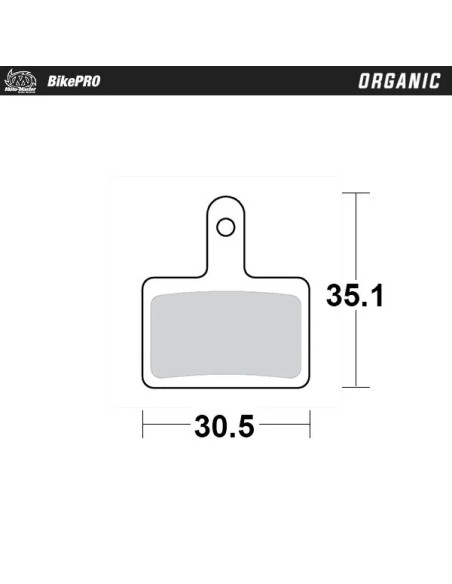 MOTO-MASTER Bremsbeläge - BRAKE PAD ORGANIC