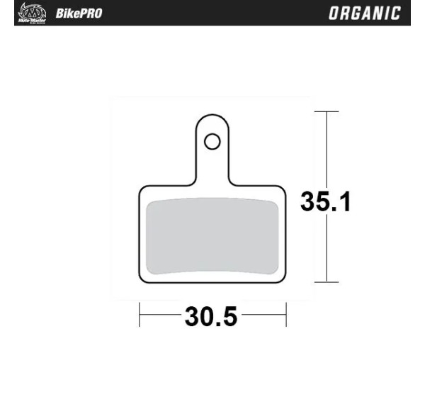 MOTO-MASTER Bremsbeläge - BRAKE PAD ORGANIC