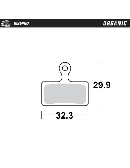 MOTO-MASTER Bremsbeläge - BRAKE PAD ORGANIC
