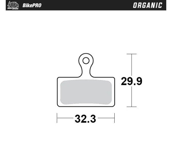 MOTO-MASTER Bremsbeläge - BRAKE PAD ORGANIC