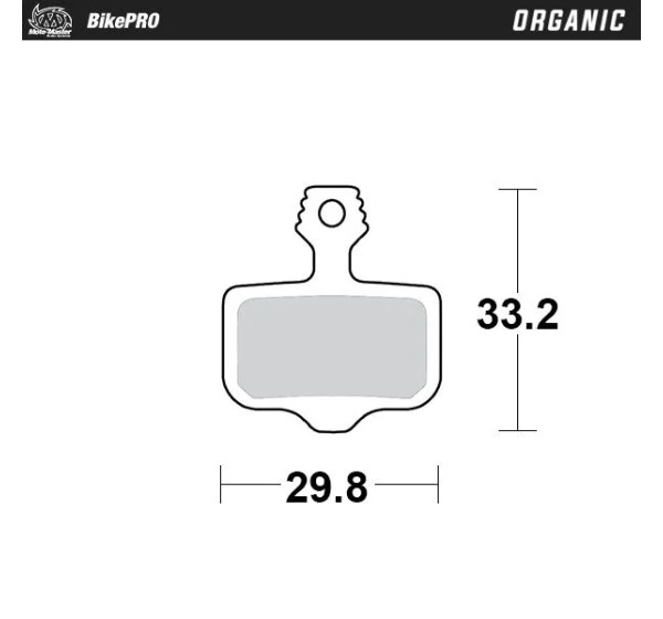 MOTO-MASTER Bremsbeläge - BRAKE PAD ORGANIC