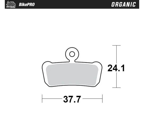 MOTO-MASTER Bremsbeläge - BRAKE PAD ORGANIC