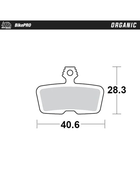 MOTO-MASTER Bremsbeläge - BRAKE PAD ORGANIC