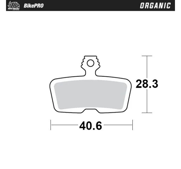 MOTO-MASTER Bremsbeläge - BRAKE PAD ORGANIC