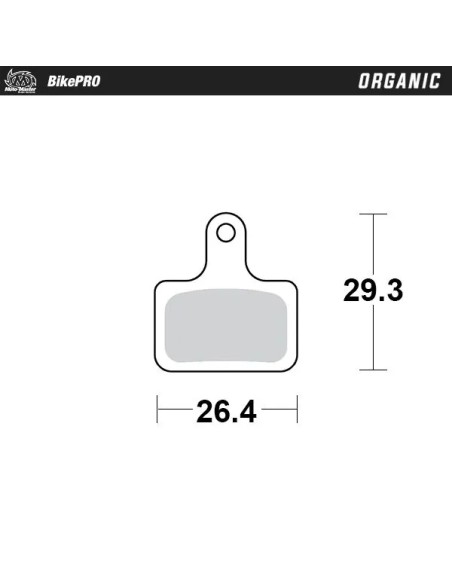 MOTO-MASTER Bremsbeläge - BRAKE PAD ORGANIC