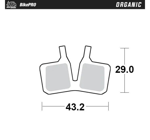 MOTO-MASTER Bremsbeläge - BRAKE PAD ORGANIC