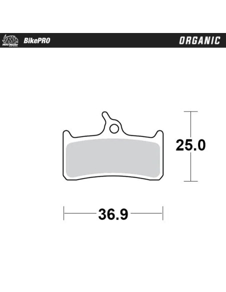 MOTO-MASTER Bremsbeläge - BRAKE PAD ORGANIC