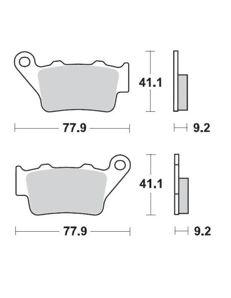 MOTO-MASTER Bremsbeläge & Bremsbacken für HUSQVARNA WR 125 1995-2013