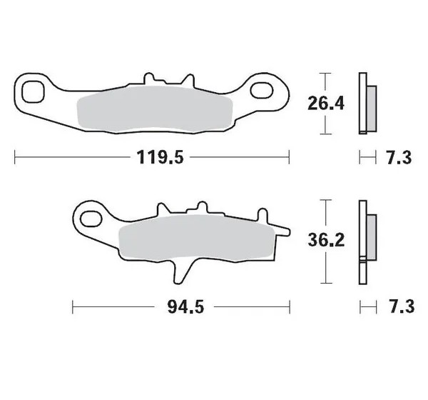 MOTO-MASTER Bremsbeläge & Bremsbacken für KAWASAKI KX 100 1997-2021