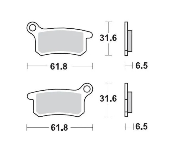 MOTO-MASTER Bremsbeläge & Bremsbacken für KTM SX 65 2002-2021