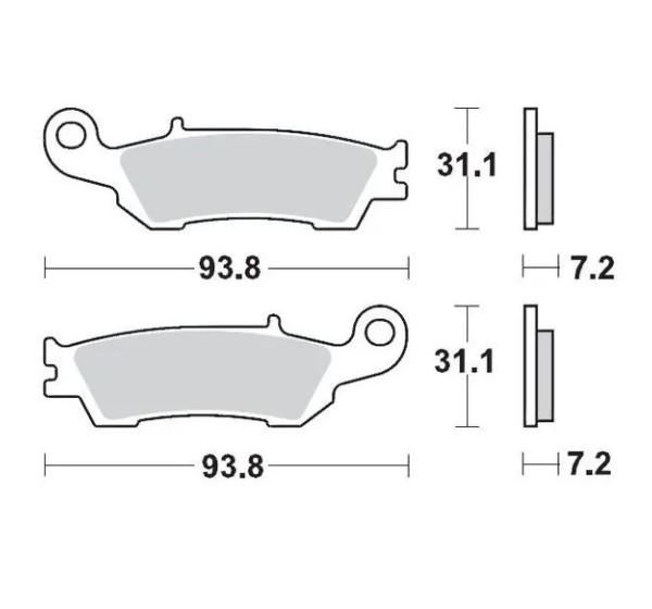 MOTO-MASTER Bremsbeläge & Bremsbacken für YAMAHA WR 450 F 2005-2020