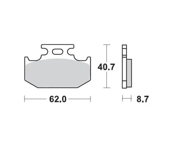 MOTO-MASTER Bremsbeläge & Bremsbacken für KAWASAKI KDX 200 1989-2006