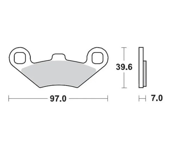 MOTO-MASTER Bremsbeläge & Bremsbacken für POLARIS SCRAMBLER 500 4X4 1997-2009