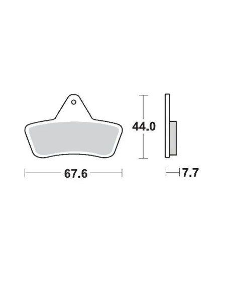 MOTO-MASTER Bremsbeläge & Bremsbacken für ARCTIC CAT (TEXTRON) 400 4X4 1998-2006