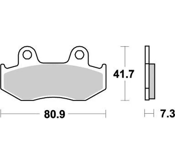 MOTO-MASTER Bremsbeläge & Bremsbacken für HONDA TRX 250 X 1987-1992