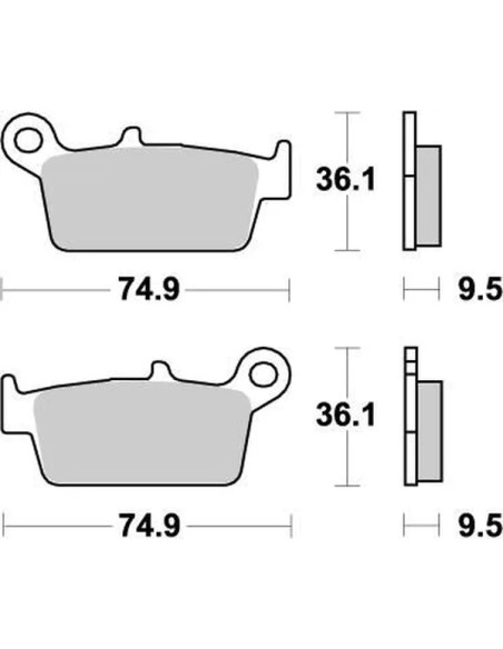 MOTO-MASTER Bremsbeläge & Bremsbacken für HONDA XR 650 L 1993-2021