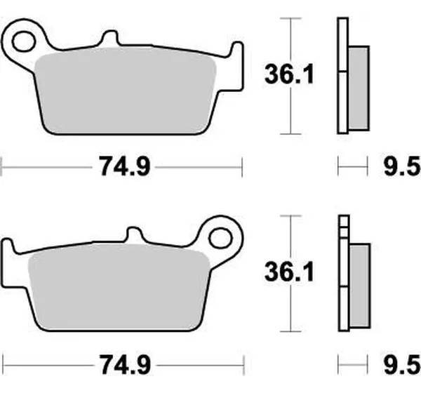 MOTO-MASTER Bremsbeläge & Bremsbacken für HONDA XR 650 L 1993-2021
