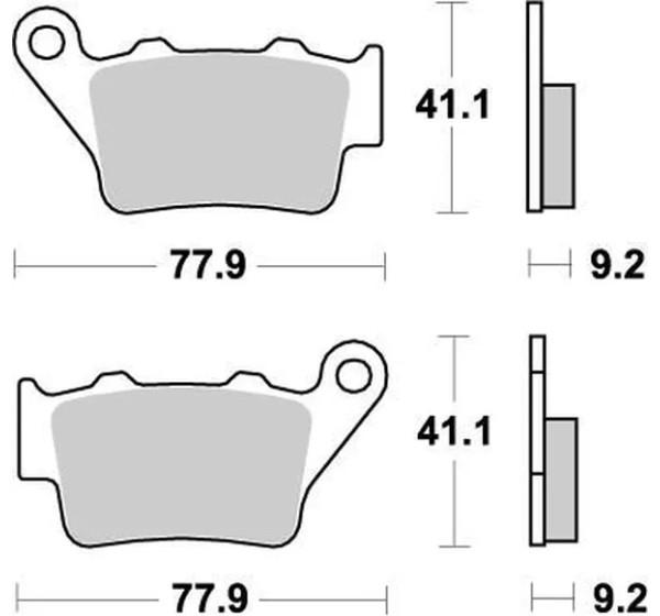 MOTO-MASTER Bremsbeläge & Bremsbacken für HUSQVARNA WR 125 1995-2013