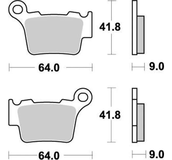 MOTO-MASTER Bremsbeläge & Bremsbacken für KTM EXC-F 250 2007-2023