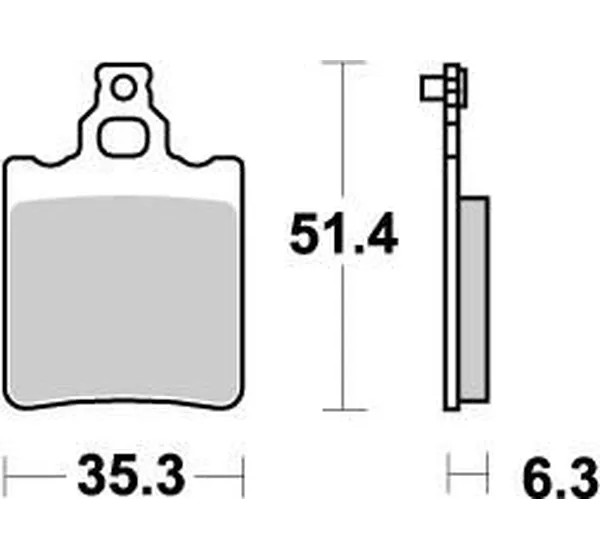 MOTO-MASTER Bremsbeläge & Bremsbacken - BRAKE PAD NITRO
