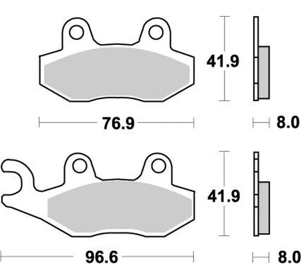 MOTO-MASTER Bremsbeläge & Bremsbacken für KAWASAKI KVF 750 I 4X4 2005-2023