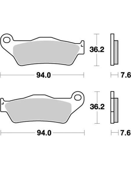 MOTO-MASTER Bremsbeläge & Bremsbacken - Detailansicht