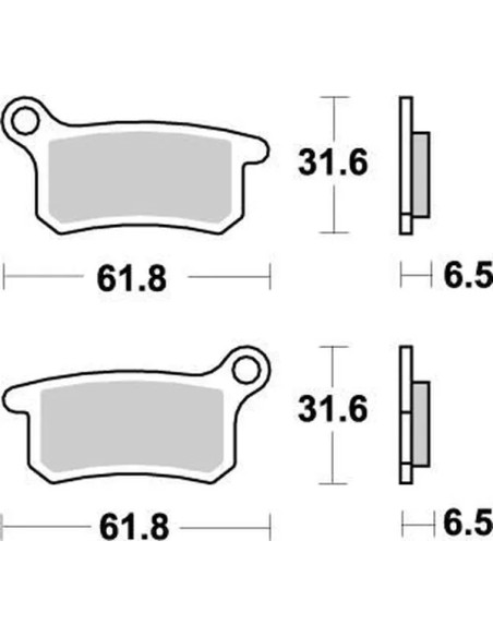 MOTO-MASTER Bremsbeläge & Bremsbacken für KTM SX 65 2002-2022