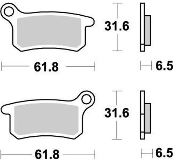 MOTO-MASTER Bremsbeläge & Bremsbacken für KTM SX 65 2002-2022