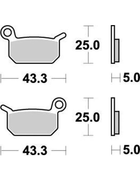 MOTO-MASTER Bremsbeläge & Bremsbacken für KTM SX 50 2006-2022