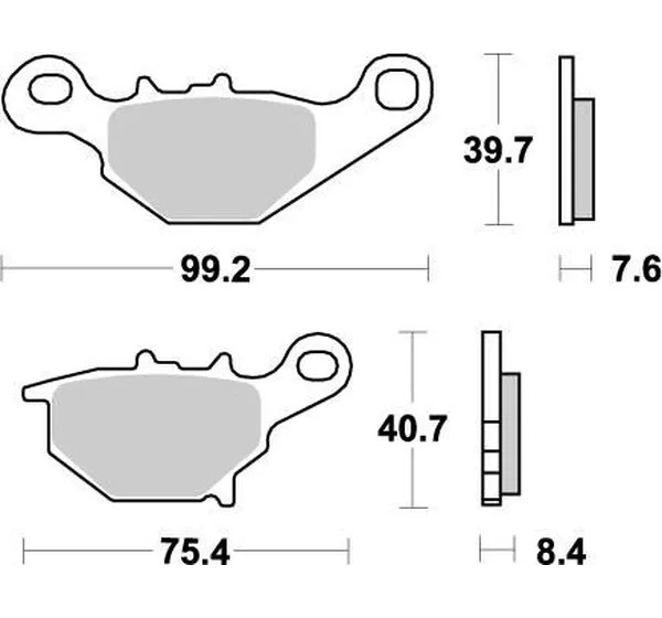 MOTO-MASTER Bremsbeläge & Bremsbacken für SUZUKI RM 85 2005-2018