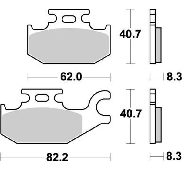 MOTO-MASTER Bremsbeläge & Bremsbacken für SUZUKI LT-A 500 AXI 4X4 2011-2024