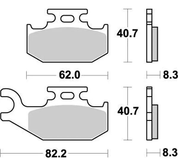 MOTO-MASTER Bremsbeläge & Bremsbacken für SUZUKI LT-A 500 AXI 4X4 2011-2024