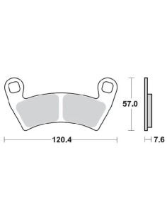 Nitro ATV Bremsbeläge