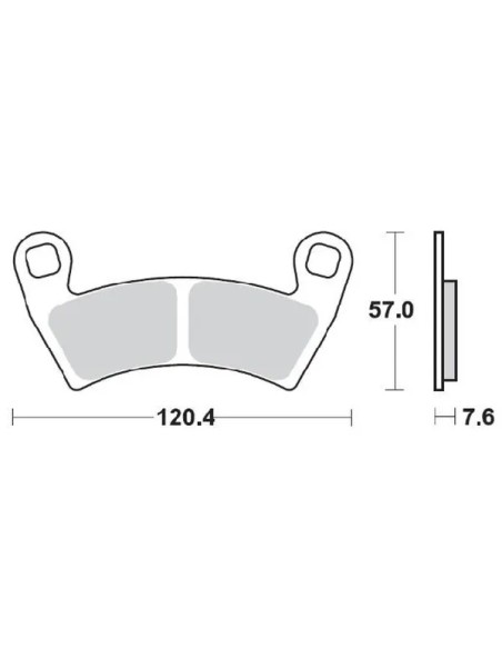 MOTO-MASTER Bremsbeläge & Bremsbacken für POLARIS RANGER 500 EFI 4X4 2006-2022