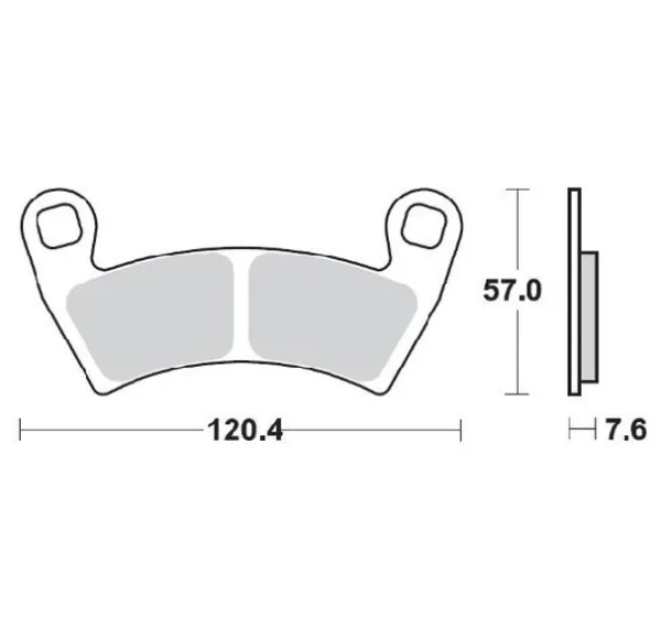 MOTO-MASTER Bremsbeläge & Bremsbacken für POLARIS RANGER 500 EFI 4X4 2006-2022