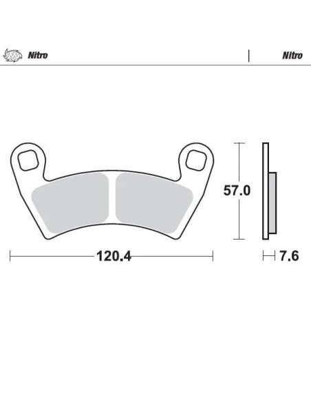 MOTO-MASTER Bremsbeläge & Bremsbacken für POLARIS RANGER XP 1000 CREW-6 4X4 2019-2024