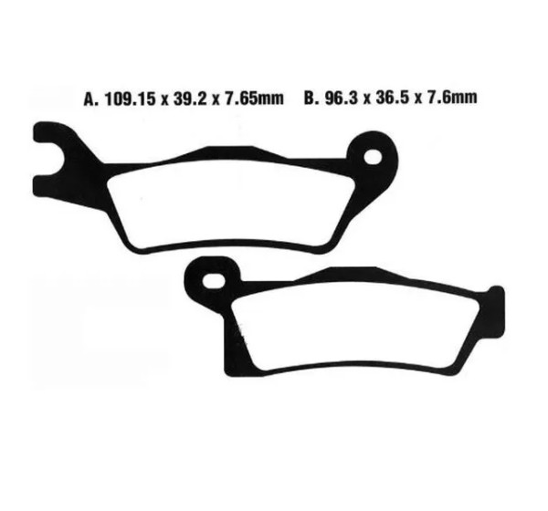 MOTO-MASTER Bremsbeläge & Bremsbacken für CAN AM (BRP) OUTLANDER 1000 EFI 4X4 2012-2022