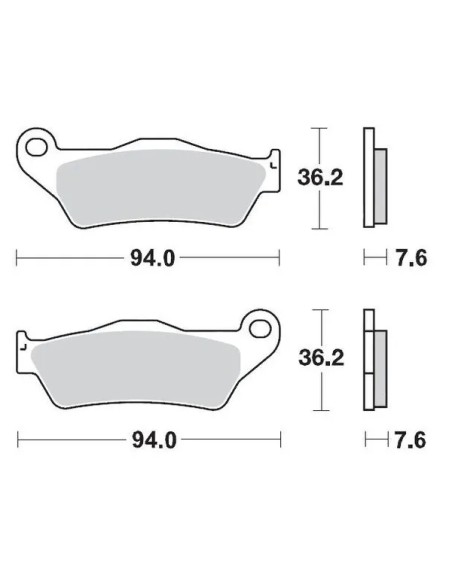 MOTO-MASTER Bremsbeläge & Bremsbacken - Detailansicht