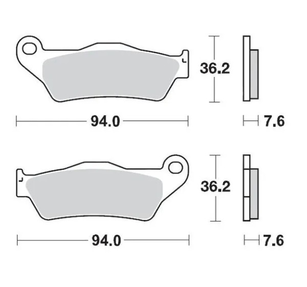 MOTO-MASTER Bremsbeläge & Bremsbacken - Detailansicht