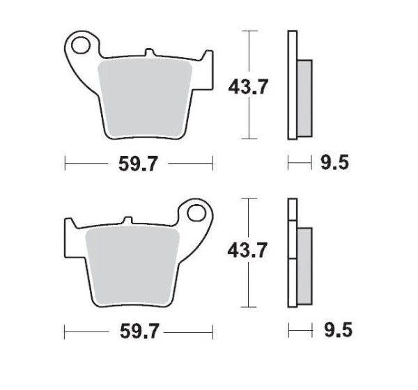 MOTO-MASTER Bremsbeläge & Bremsbacken für HONDA CRF 450 R 2002-2022