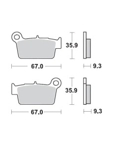 Nitro Sport Bremsbeläge