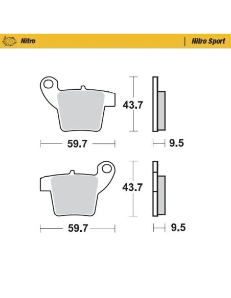 MOTO-MASTER Bremsbeläge & Bremsbacken für KTM SX 65 2009-2022