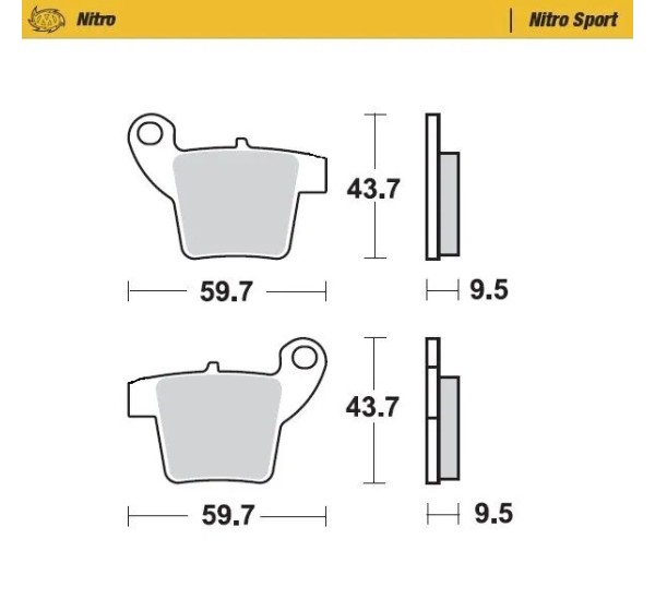 MOTO-MASTER Bremsbeläge & Bremsbacken für KTM SX 65 2009-2022