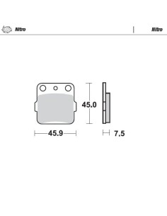 Nitro ATV Bremsbeläge