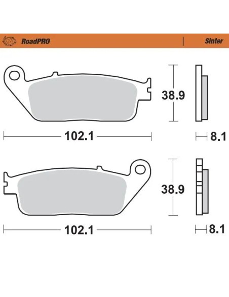 MOTO-MASTER Bremsbeläge & Bremsbacken für HONDA CB 250 1992-2005