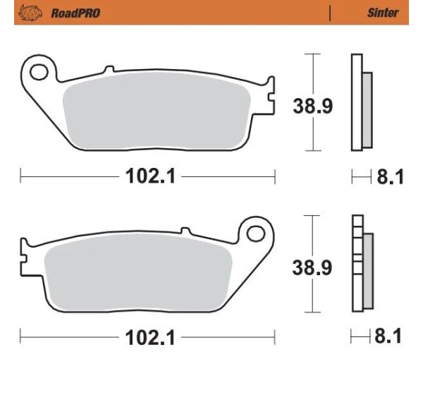 MOTO-MASTER Bremsbeläge & Bremsbacken für HONDA CB 250 1992-2005