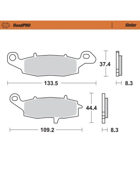 MOTO-MASTER Bremsbeläge & Bremsbacken für KAWASAKI VN 900 2006-2025