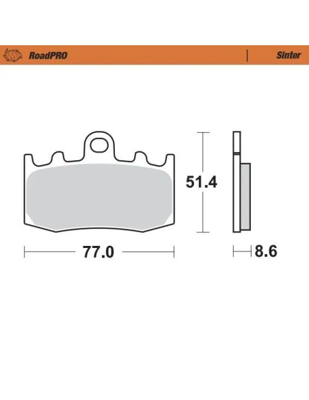 MOTO-MASTER Bremsbeläge & Bremsbacken für BMW R 1200 GS 2004-2012